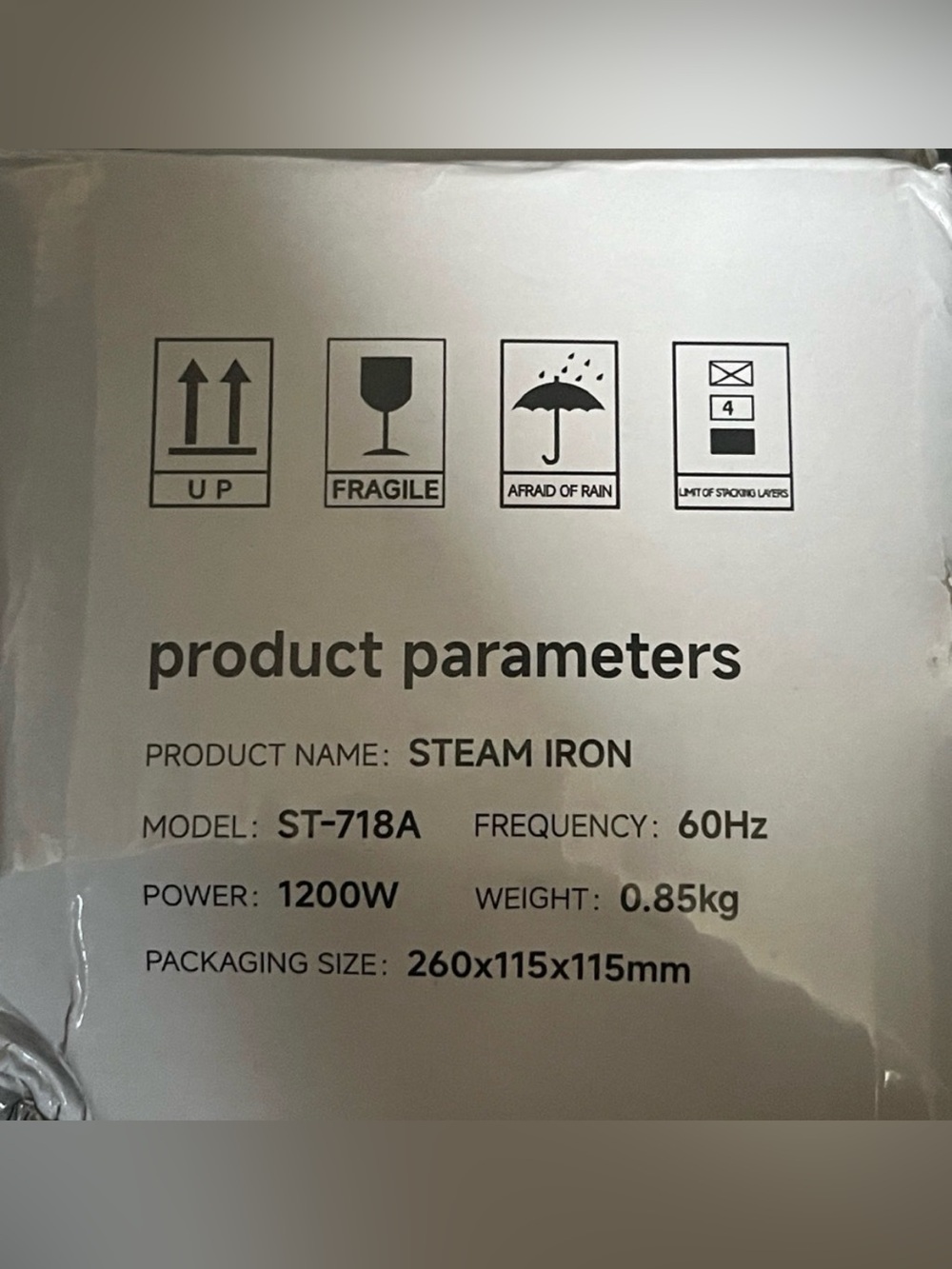 NWT Pro Handheld Steam Iron Imported From China Europe Use . - Picture 8 of 12